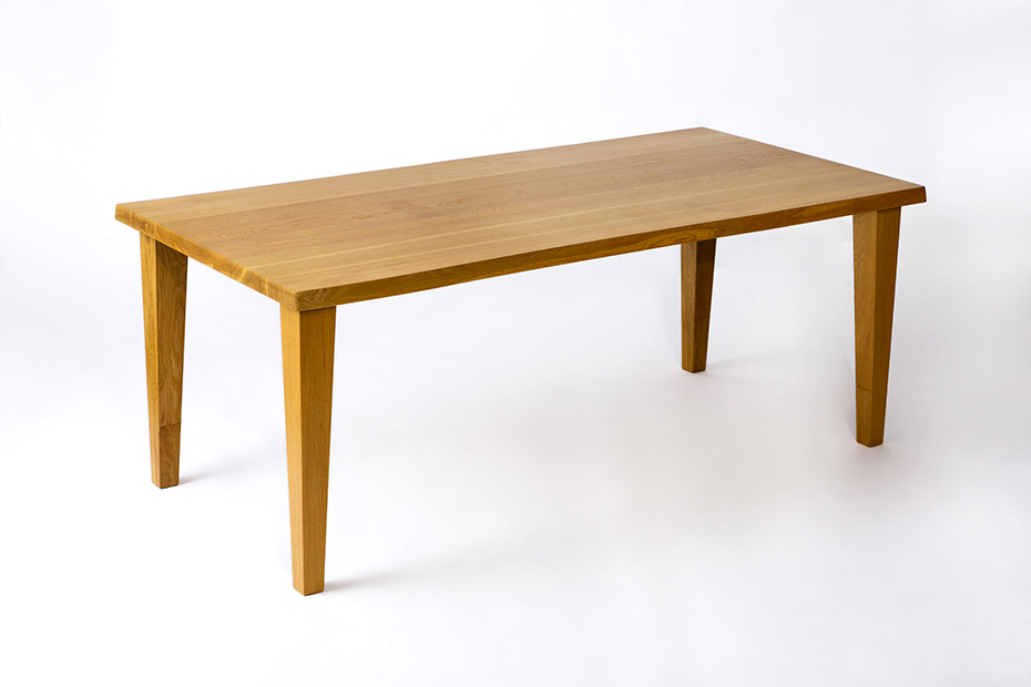 ナラ材のダイニングテーブル 180cm×85cm